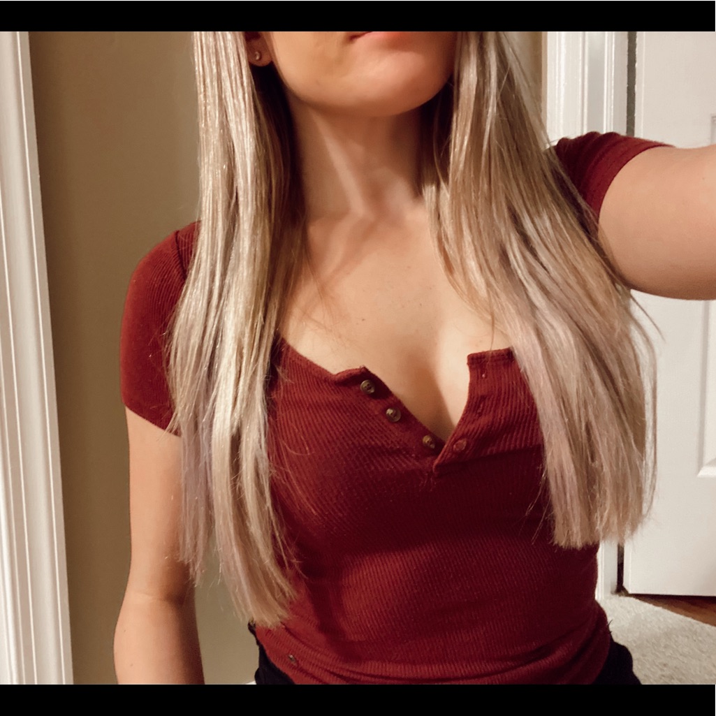 Aeo Button Up Tee